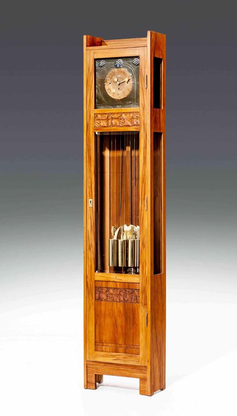 Michael Niedermoser - ART NOUVEAU LONG CASE CLOCK with dial from Georg Klimt  | MasterArt